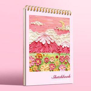 Bloc-notes aquarelle en gros A3 A4 carnets de croquis vierges ensemble de livres de dessin à couverture rigide pour artistes - Product Image 3