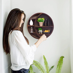 Creative House Hold Items Wall-Mounted <strong>Showing</strong> Stand for Wall Multifunctional Wooden Hanger Family Storage <strong>Rack</strong> - Product Image 4