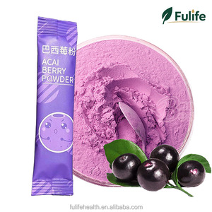 Fulife Bubuk Acai Berry Kelas Makanan Ekstrak Herbal Suplemen Kesehatan 100% Herbal Alami Membantu Pencernaan Kemasan Botol/Kaleng - Product Image 2
