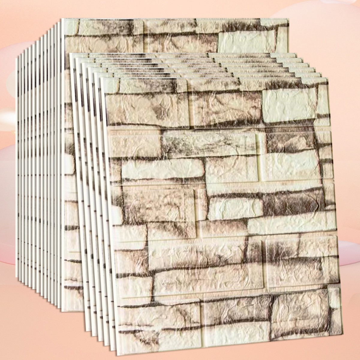 70cm*77cm 5mm - marbre blanc