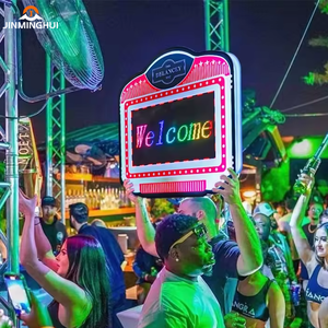 Tùy chỉnh hộp đêm Vip bảng hiển thị điện tử kim loại <span class=keywords><strong>acrylic</strong></span> nhựa dẫn đăng ký di chuyển tin nhắn chữ số chai trình bày - Product Image 4