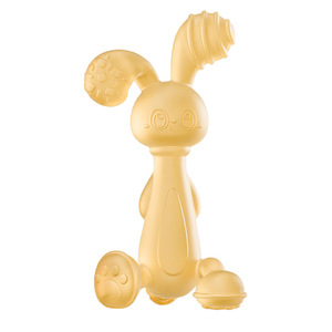 Sucette en silicone personnalisée en gros, en forme de lapin, souple, de qualité alimentaire, jouet de dentition pour bébé, apaisant pour les molaires des nourrissons, fabricant OEM/ODM - Product Image 1