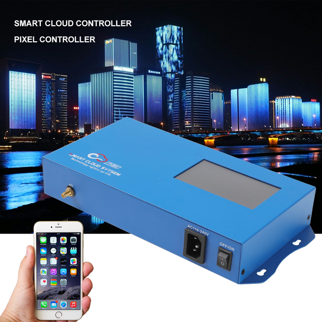 Aipin P804 8 Port DMX 512 Serial SPI signal RDM Decoder Master RGB LED Strip Light Constant Voltage Program Project Controller