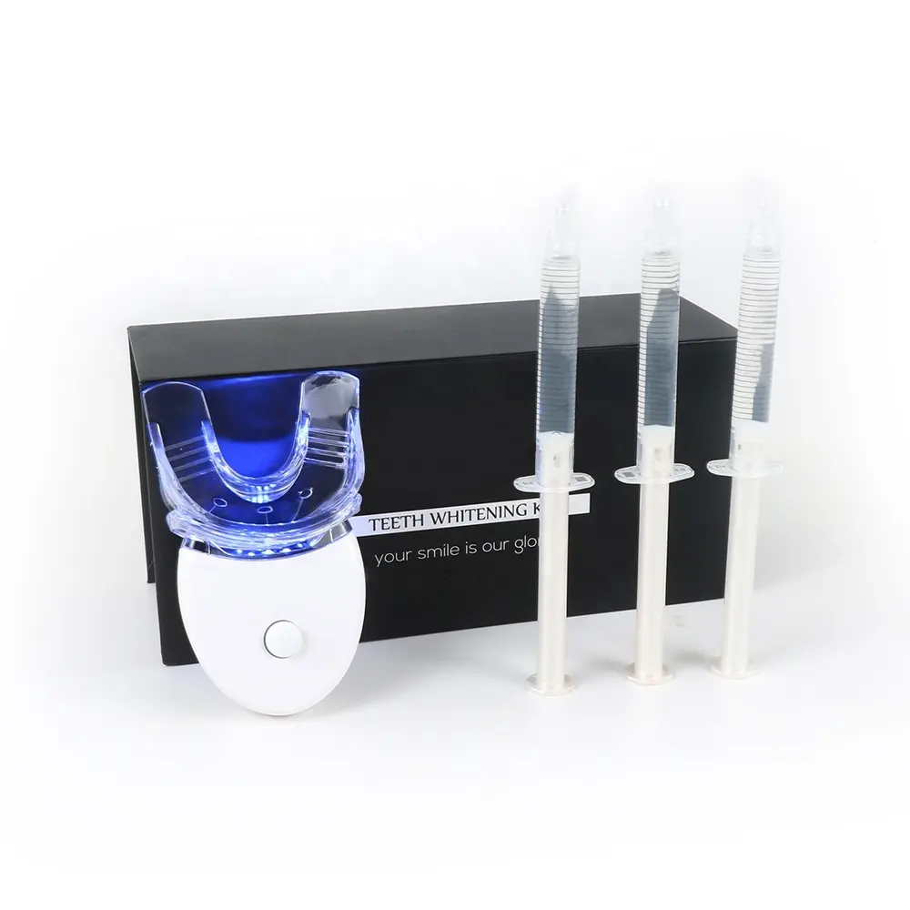 Eeth Whitening Kit Compleet Led Tanden Bleken 15 Behandelingen/3Ml Whitening Gel Spuiten, Wittere Glimlach In 7 Minuten