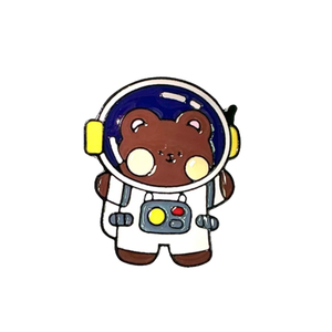 Épingles à revers en émail dur personnalisées avec des animaux mignons, badges en métal, écologiques, plaqués argent, logo personnalisé, cadeaux promotionnels d'entreprise - Product Image 4