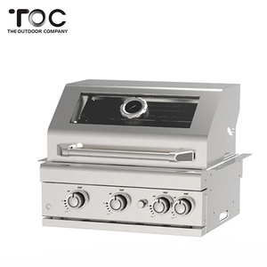 Thương mại BBQ nướng lgp gas nướng thịt nướng Máy rang xay thịt 3 Burner được xây dựng trong gas nướng - Product Image 2