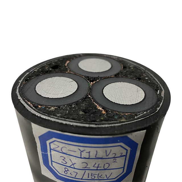 3C XLPE MV Armoured Underground Electric Power Cable CU/SWA Product Type