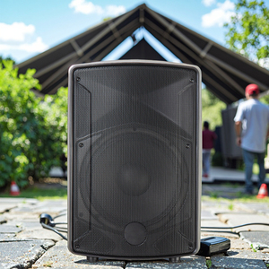 Altavoz PA Pasivo Ligero de 250W 8Ω 94dB con Carcasa de Plástico y Ruedas para <span class=keywords><strong>DJ</strong></span> Móvil y Eventos al Aire Libre - Product Image 6
