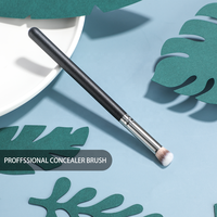 En gros unique correcteur brosse marque privée petit plat haut Kabuki nez Contour brosse synthétique sous les yeux correcteur brosse