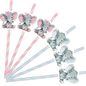 Elephant Cake Sticks Party Decorations Disposable Fruit Sticks Cocktail Dessert Add Ons Cartoon Pattern - Product Image 5