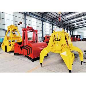 קליפת תפוז קליפה לתפוס דלי מותאם אישית 12cbm 25t חשמלי הידראולי פליפ שליטה מרחוק לתפוס דלי עבור מנופים ימיים - Product Image 1