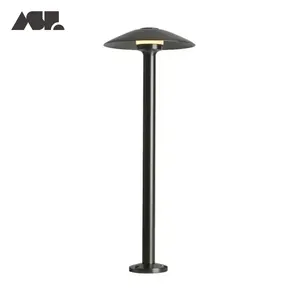 Luz LED para jardim exterior à prova d'água com ponta redonda decorativa moderna de cobre e latão antigo Aisilan 2024