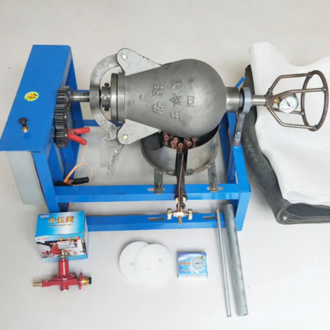 Промышленная портативная машина для изготовления попкорна, прайс-лист, работающая на газе
