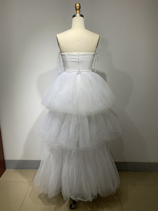 Vestido de novia de Fiesta blanco con diamantes brillantes, <span class=keywords><strong>2023</strong></span> - Product Image 6