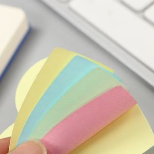 Venta al por mayor de papelería Kawaii notas adhesivas en forma de corazón Bloc de notas adhesivo colorido Bloc de notas - Product Image 3