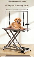 Table de toilettage pour animaux de compagnie de taille moyenne à grande, antidérapante, électrique, pneumatique, réglable en hauteur, en métal