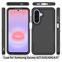 Coque de protection pour téléphone portable Samsung Galaxy A27 PC TPU 2 en 1 antichoc