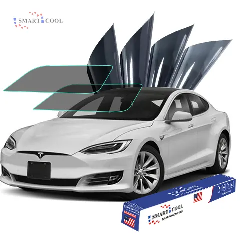 Hot Sale 2% 5% 15% 35% 50%Auto Solar Window Tint Film 1ply Anti Scratch 1.52*30m Rolls Blackout For Car Glass Film