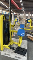 Équipement de fitness de gymnastique commerciale assis pull bras Machine musculation broche chargée dos tirer sur la Machine