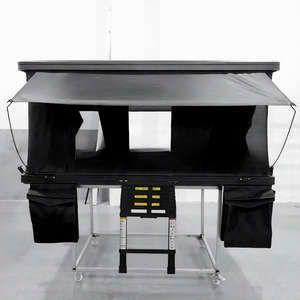 Nouvelle tente <span class=keywords><strong>de</strong></span> toit modèle récent en alliage d'aluminium, tissu Oxford quatre saisons, imperméable, pour voyages en autonomie, <span class=keywords><strong>camping</strong></span>, utilisation sur véhicule - Product Image 1