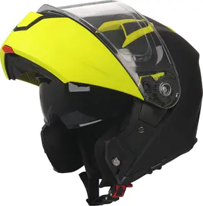 Helm Flip Up kualitas tinggi, penutup kepala helm sepeda motor full face Abs disetujui Dot