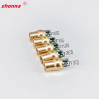 Nouveau module laser point rouge 650nm 5mW, alimentation CC 3V, 9x31.8mm, tête en métal bronze, source photoélectrique cible, certifié ZhonNa CE/FCC/RoHS