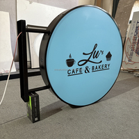 Boîte lumineuse LED publicitaire en acrylique et aluminium, impression 3D, taille et forme personnalisées, étanche, pour usage intérieur/extérieur, certifiée CE