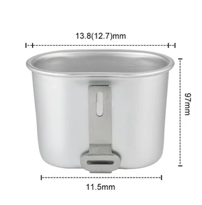 HKSF - Tazas plegables portátiles para acampar y practicar deportes al aire libre, recipiente para calentar agua con o sin bolsas, personalizables - Product Image 1