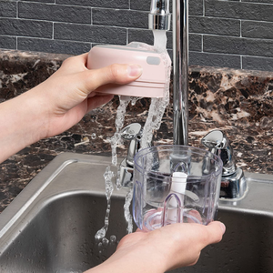 محضرة طعام صغيرة لاسلكية ومحمولة وقابلة لإعادة الشحن مفرمة ثوم كهربائية مع فولاذ مقاوم للصدأ - Product Image 4