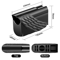 Funda Protectora Impermeable para Lente de Cámara con Soporte para Valla de Eslabones y Soporte de Zapata Fría para Logitech Mevo Start para Deportes y Juegos