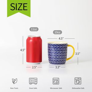 <span class=keywords><strong>Tazas</strong></span> <span class=keywords><strong>de</strong></span> Cerámica <span class=keywords><strong>de</strong></span> Alta Calidad con Asa, Personalizables, para Café - Product Image 2