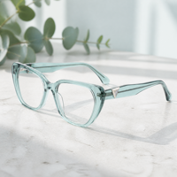 En stock – Lunettes optiques de luxe haut de gamme en acétate avec ornements, montures de lunettes à monture complète fabriquées à la main, confortables pour un usage quotidien