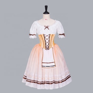 Robe de tutu de <span class=keywords><strong>ballet</strong></span> personnalisée <span class=keywords><strong>pour</strong></span> femmes adultes, embossée, <span class=keywords><strong>pour</strong></span> compétition sur scène, romantique, rose fée - Product Image 4