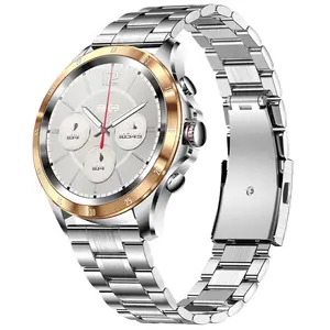 Steel Strap Trendy Wholesale Smart Watch Nx1 Bt Calling Round Thin Dazzling Touch Screen Waterproof Wrist Watch Smart Sets