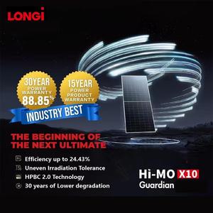 Panneaux solaires bifaciaux haute puissance Longi Himo X10 660W-670W Technologie HPBC 2.0 Modules photovoltaïques N-Type Demi-cellule Palette - Product Image 4