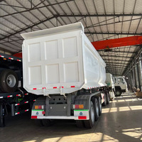 Semi-remorque benne basculante neuve de marque chinoise à 3 essieux, capacité de chargement lourd de 45m³, 70 tonnes, à vendre