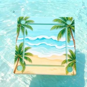 Tapete Flotante de Alta Calidad para Mahjong, Verde Lima, Blanco, Rosa, Amarillo, Morado, Azul, Espuma EVA, para Póker, Mahjong, <span class=keywords><strong>Rummy</strong></span>, Juegos de Cartas - Product Image 5