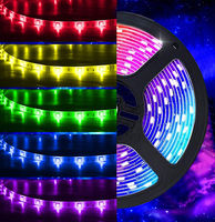 Tira de Luces LED Flexible a Prueba de Agua Snake Lucse, Kit Completo de Luces LED de Color Cambiante