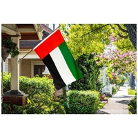Bendera Timor-Leste 3x5Ft 100D Bendera Nasional dengan 2 Lubang Logam Anti Luntur Warna Cerah Bendera 3x5 Kaki Grosir Kustom