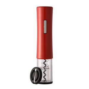 Ouvre-vin électrique automatique en acier inoxydable, fonctionne sur piles, pour usage domestique, corps rond en plastique noir KB1 601801 - Product Image 5