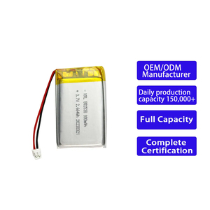 Özelleştirilmiş 802538 800mAh İnce Şarj Edilebilir Lipo Telsiz Çift Yönlü Radyo İletişimi İçin Lipo Pil - Product Image 1