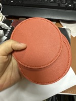 Sous-verres en cuir PU durable de 3 mm d'épaisseur pour tasses à thé et café, idéaux pour la cuisine et la maison (vente en gros)