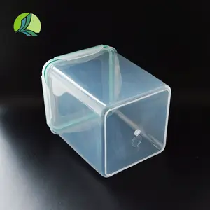 ふた付き2.5LPP透明プラスチック密閉缶収納ボックス