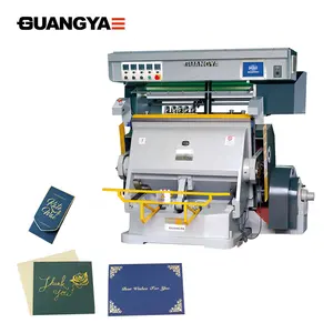 TYMC-1400 card stamping machine inviting card birthday card candy box package die cutting and hot stamping Machine