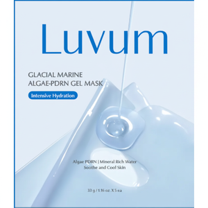 Luvum แผ่นมาส์กเจลใสสำหรับทะเลสาหร่าย pdrn 5EA มาสก์หน้าคุณภาพสูงใช้งานได้จริง - Product Image 2
