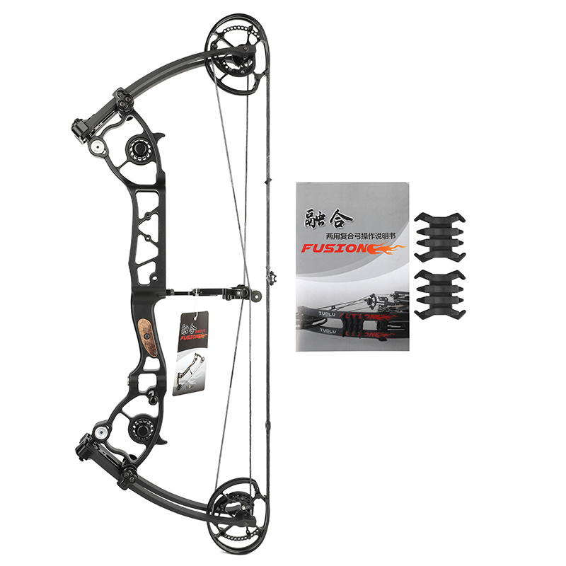 アーチェリースチールボールデュアルパーパスコンポジットボウ45-65lbs