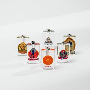 Buddhistischer Schmuck Grüne Tara Medizin Buddha Anhänger Gesegnete tibetische Buddhismus Halskette - Product Image 3