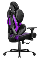 Fauteuil de Gaming Inclinable Manuel RXGAMER en Tissu, Base en Acier Cinq Étoiles, Conception Ergonomique, Accoudoirs 3D Réglables, Piston à Gaz 4 Positions, Pour la Maison