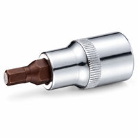 Soket Hex Bit 1/2 Inch Drive Hex Key Socket H4 H5 H6 H7 Alat Tangan Metrik