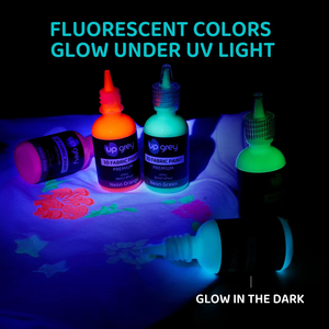 Wholesale 3D Non-toxic Washable 12 Colors 30 ml Permanent Soft Glow in the Dark <strong>Fabric</strong> <strong>Spray</strong> <strong>Paint</strong> Textile <strong>Paint</strong> for <strong>Fabric</strong> - Product Image 4